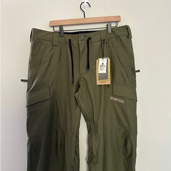Burton TWC Tracker Green Snowboarding Pants size XL - missing button - Picture 5 of 15
